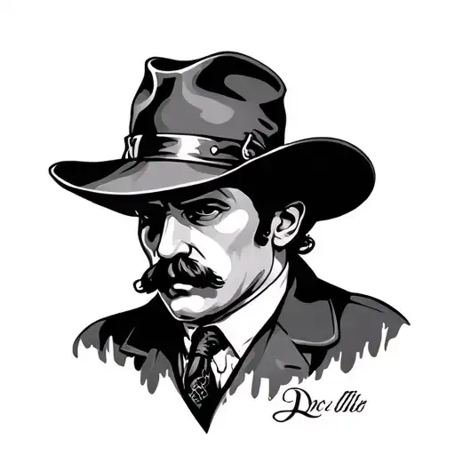 Doc Holliday tattoo design idea