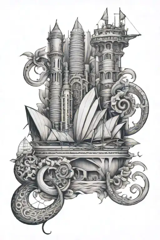 Sydney Australia tattoo design idea