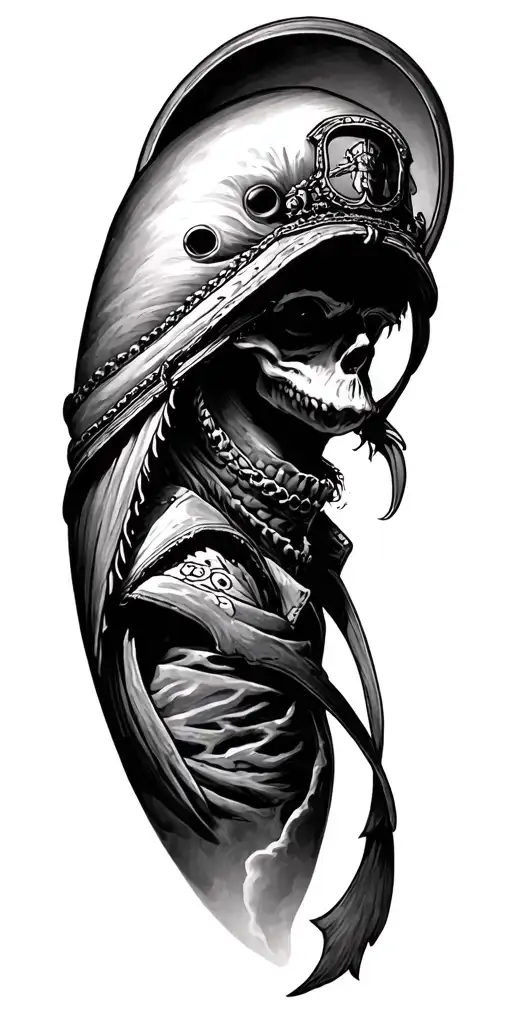 seafarer tattoo design idea