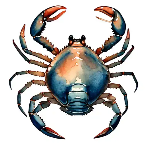 crab tattoo design idea