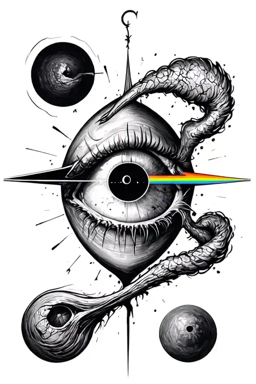 pink floyd the wall meddle tattoo design idea