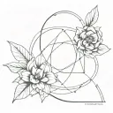 equanimity tattoo design idea
