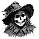 Scarecrow tattoo design idea