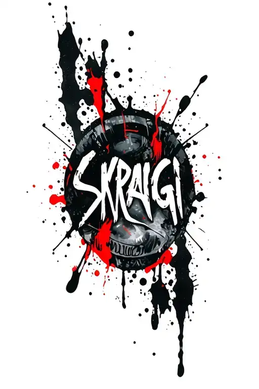 "Skragi" "Skragi" graffiti style tattoo tattoo design idea