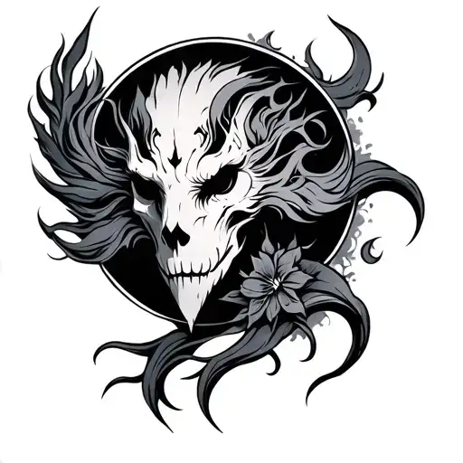 mythical tattoo design idea