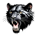 pantera tattoo design idea