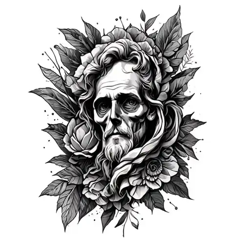 philosophy writing tattoo design idea