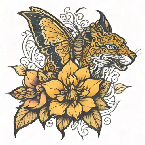 amber tattoo design idea