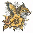 amber tattoo design idea