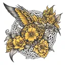 amber tattoo design idea