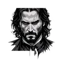 John wick tattoo design idea