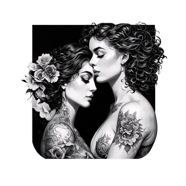 sex, love, eternity tattoo design idea