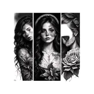 Three times tattoo design idea