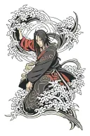 Itachi Uchiha tattoo design idea
