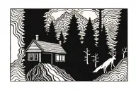Twin Peaks tattoo design idea