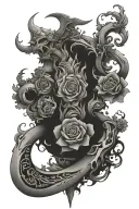 lived in 4 countries you love tattoo design idea