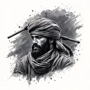 Afghanistan tattoo design idea