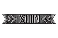 viking roman numeral 4 13 with arrow through it tattoo design idea
