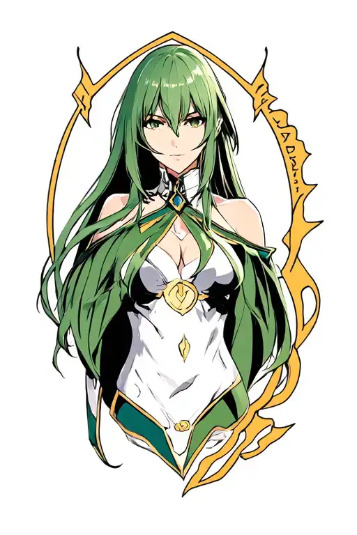 Code Geass C C tattoo design idea