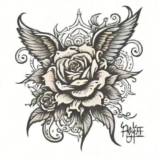 purpose written tattoo design idea