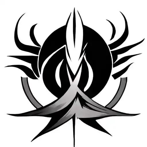 avatar the last air bender: Airbender symbol merging tattoo design idea