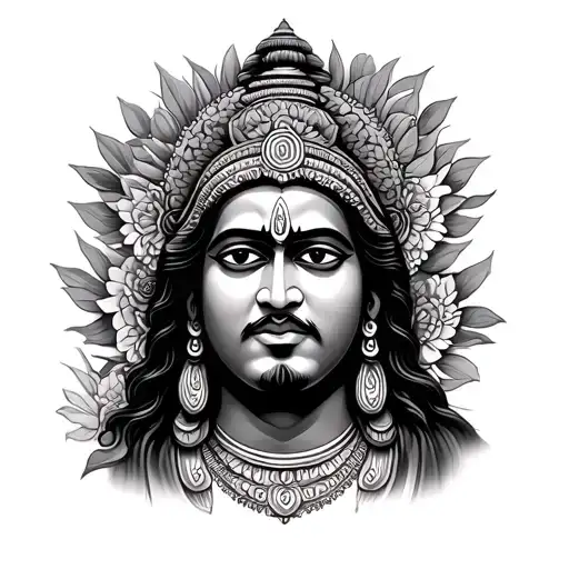 Ayyappa tattoo design idea