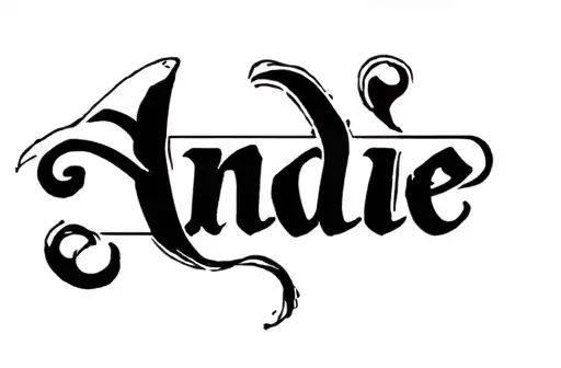 "Andie" tattoo design idea