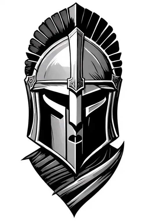 spartan warrior tattoo design idea