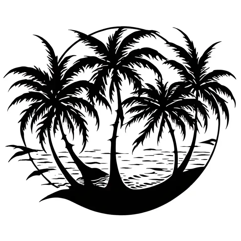 island vibe spinal tattoo design tattoo design idea
