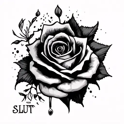 Slut tattoo design idea