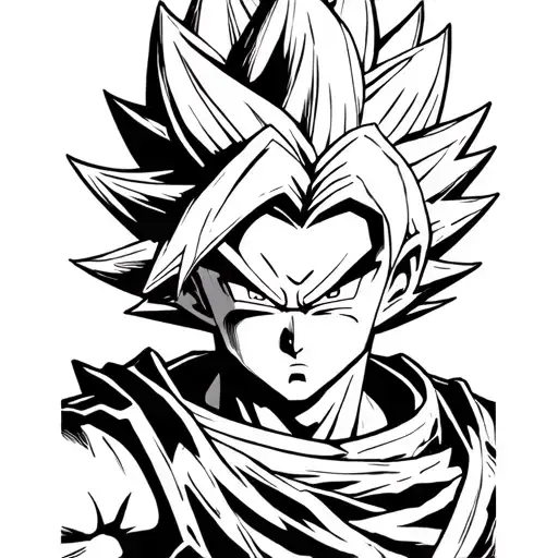 gohan ssj2 tattoo design idea