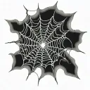 spider weaves web number 2002 tattoo design idea