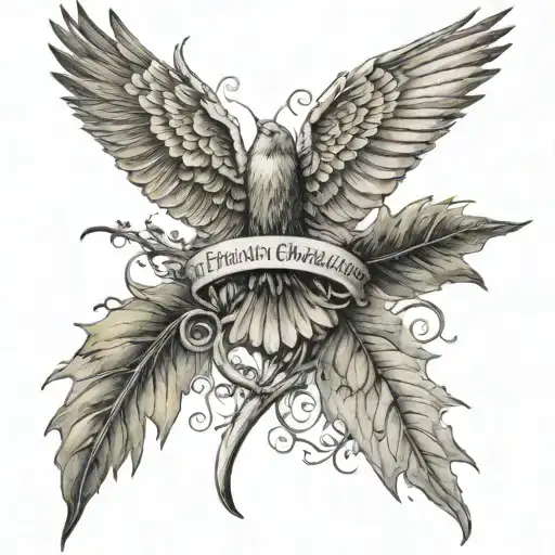 Philippians 4:6 verse tattoo design idea