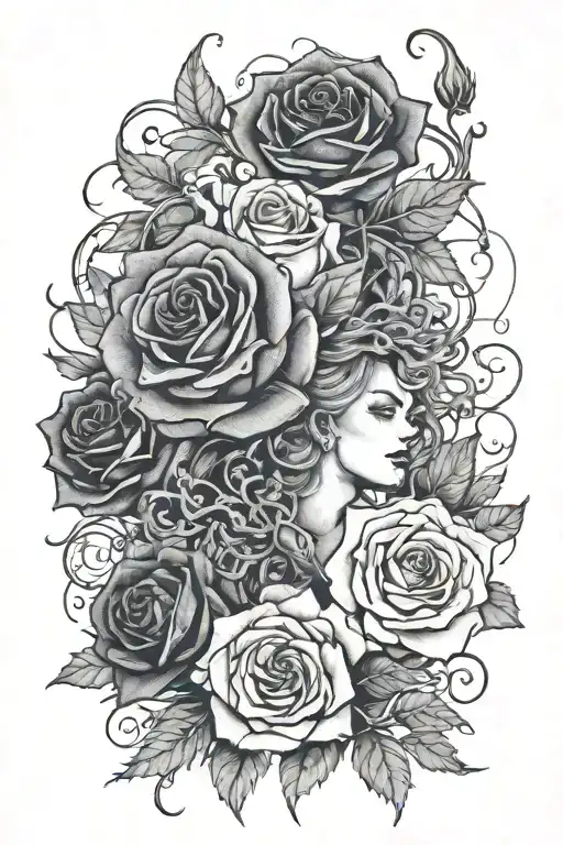 a court of thorns and roses book tattoo design idea