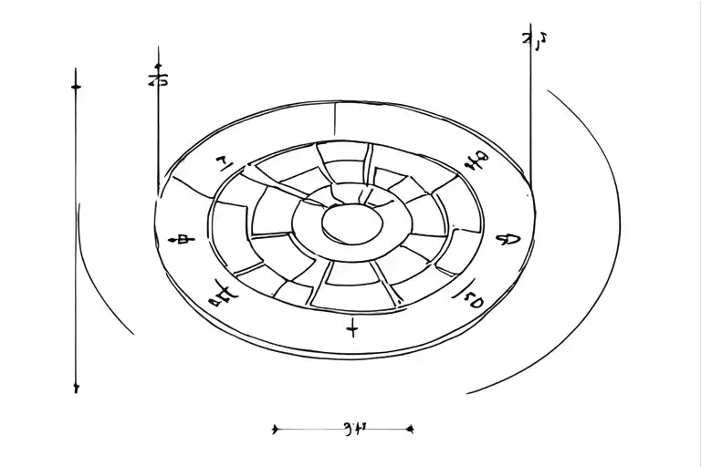 roulette wheel tattoo design idea