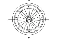 roulette wheel tattoo design idea