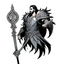celtic paladin tattoo design idea