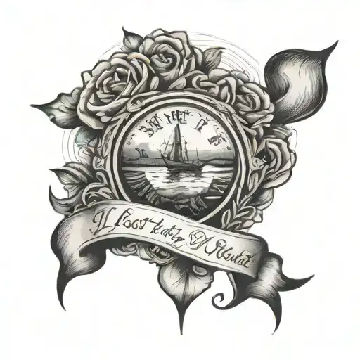 make an tattoo for my right forearm where it says "I lost faith in the world a long time ago" with a country vibe tattoo design idea