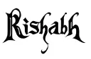 "Rishabh" tattoo design idea