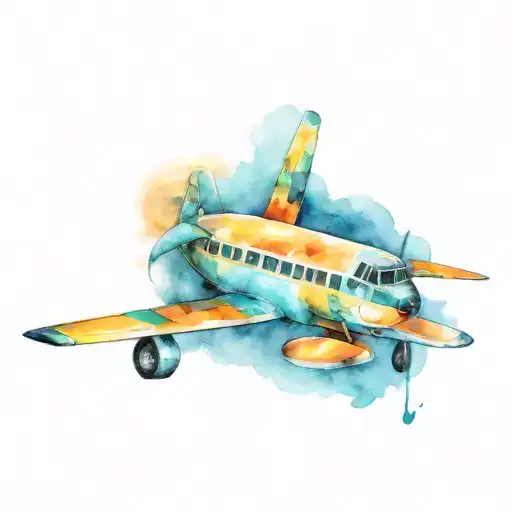 Aircraft sleeve tattoo tattoo design idea