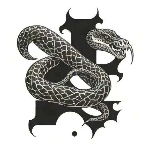 King cobra tattoo design idea