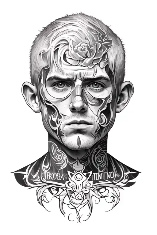 Bipolar disorder male tattoo tattoo design idea