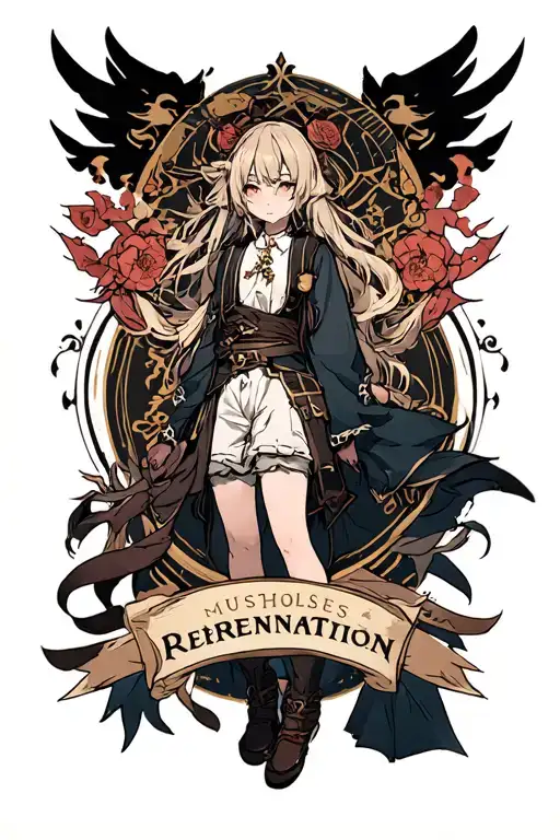 mushoku tensei jobless reincarnation tattoo design idea