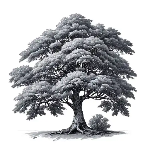 Walnut Tree tattoo design idea