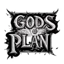 GODS PLAN tattoo design idea