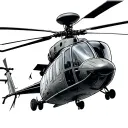 helicopter tattoo design idea