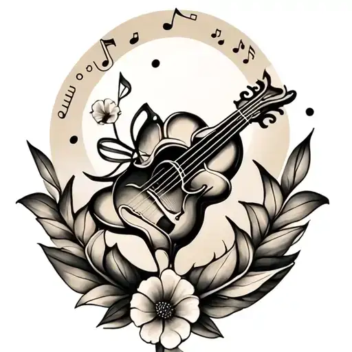 tattoo meaning healing power of music tattoo design idea