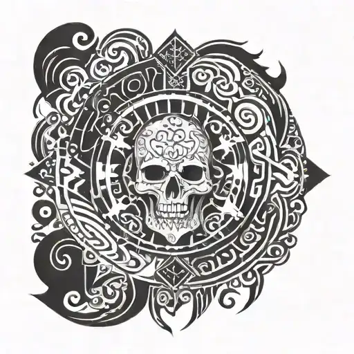 Caption: Born Russian, I will die without fear in the fight tattoo design idea