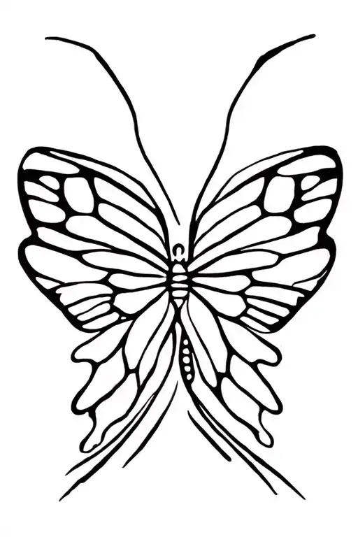 butterfly effect tattoo design idea