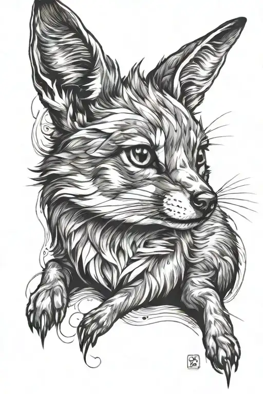 Evee tattoo design idea